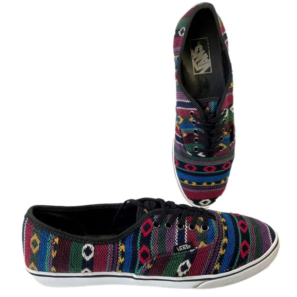 Vans Multicolor Patterned Athletic Shoes